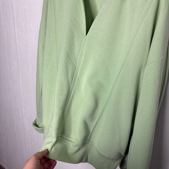 Anthropologie Pilcro Johnny Collar pullover green size large - Picture 6 of 10